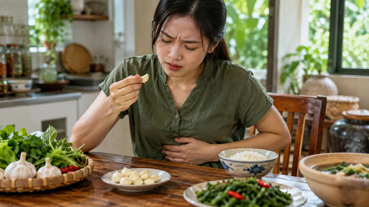 Tại sao ăn nhiều tỏi sống khi bụng đói lại gây đau rát dạ dày?