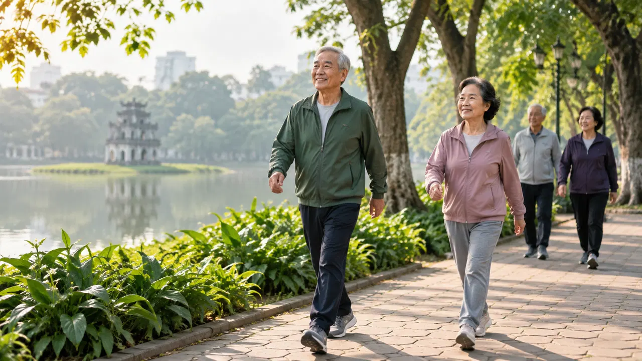 Người già đi bộ mỗi ngày có đủ để duy trì khối lượng cơ bắp?