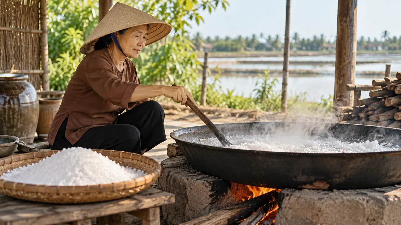 Trong triết lý thực dưỡng, tại sao muối biển hầm lại được coi là mang tính Dương?